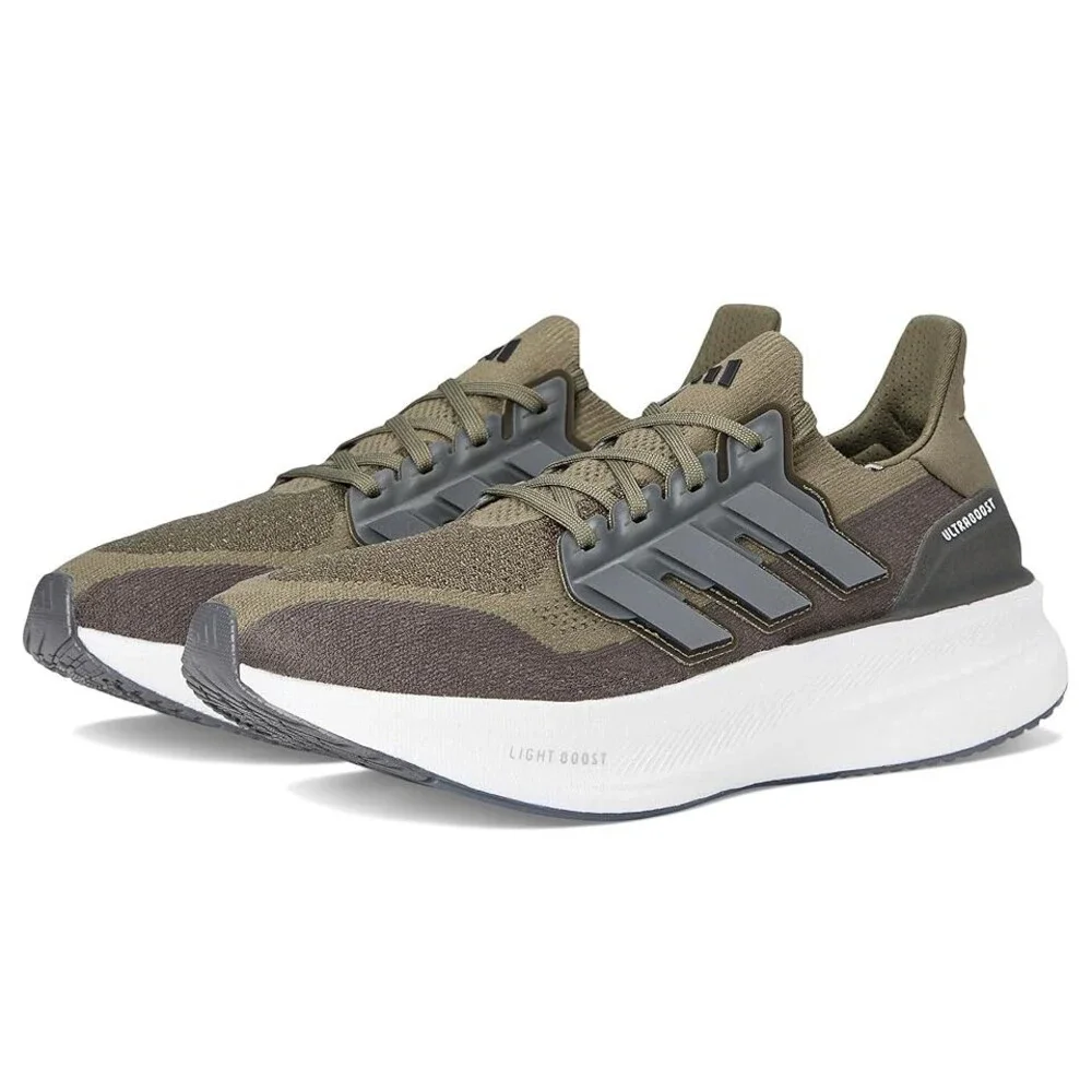 Adidas Ultraboost 5 ID8815 Sneakers Men's US 12.5 D Olive Running Shoes ZOGG3773